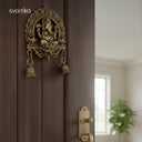 Brass Ganesh Latkan with Bells