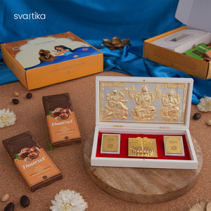 Svastika Ganesh Lakshmi Saraswati Pocket Temple Gift Hamper