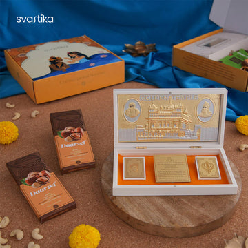 Svastika Golden Temple Pocket Temple Gift Hamper