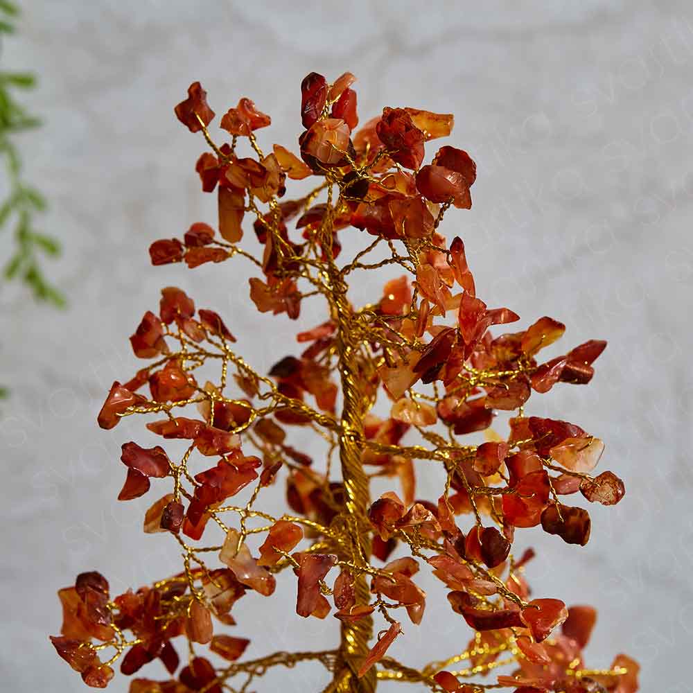 Carnelian Crystal Tree for Motivation