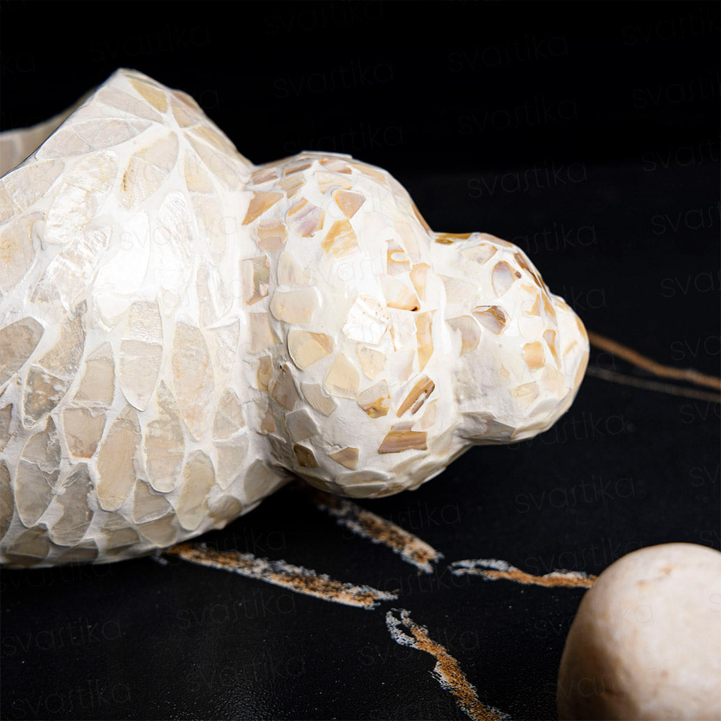 marble conch shell for home decor
