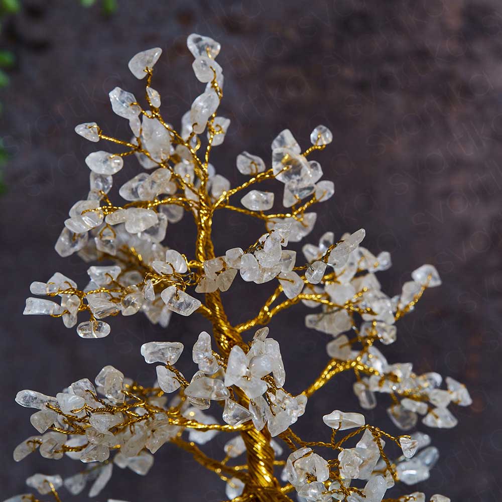 Energized Clear Quartz Crystal Tree