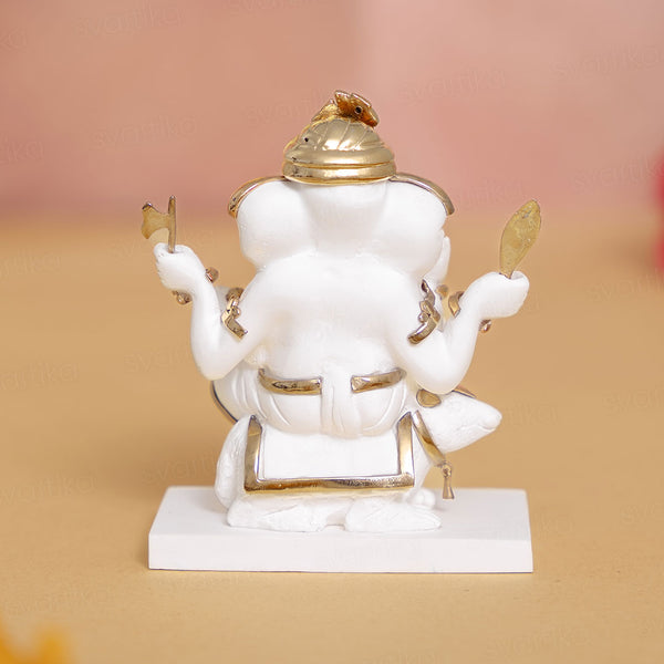 ganesh idol for car dashboard with umbrella