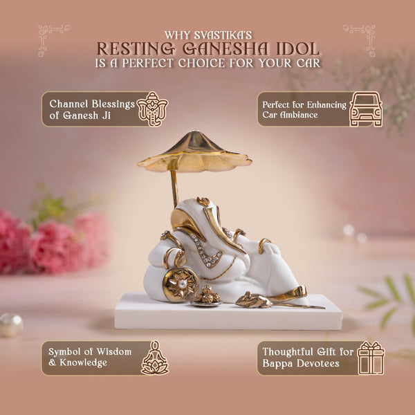 sleeping lord ganesha