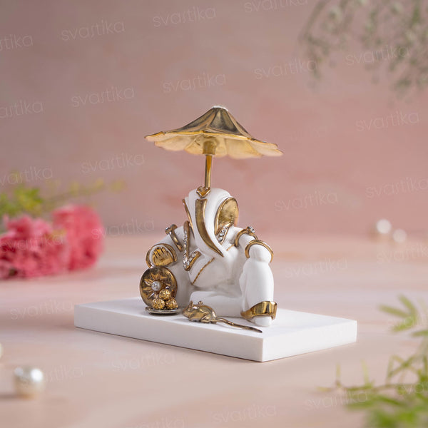 sleeping ganesha idol