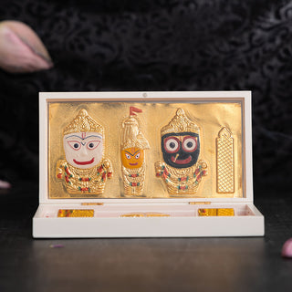 Svastika Jagannath Pocket Temple - Gold Coated