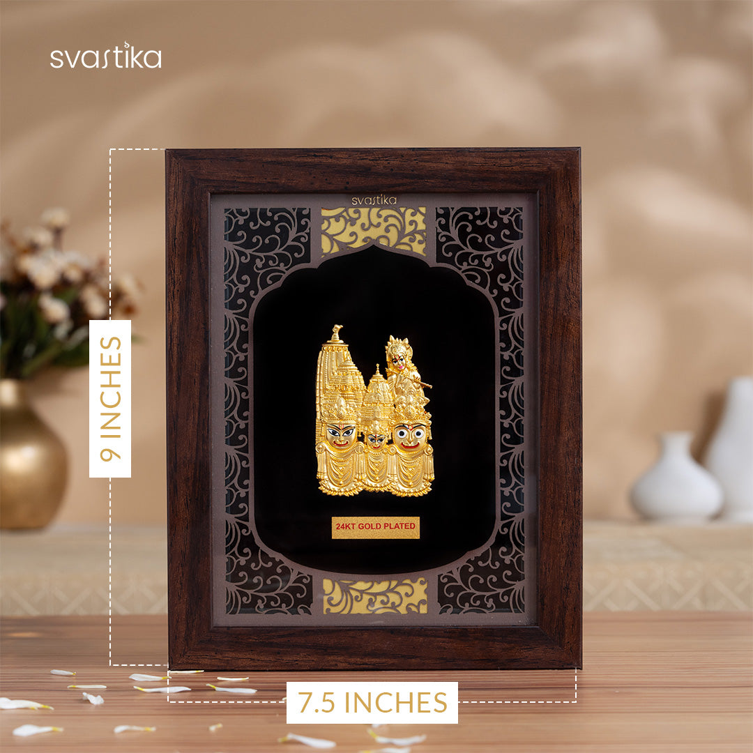 Lord Jagannath Puri 3D Wall Frame