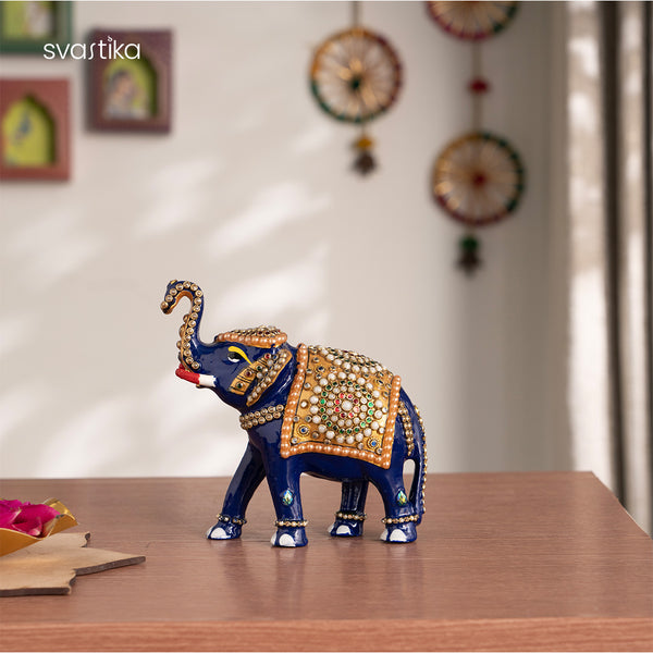 Decorative Blue Elephant