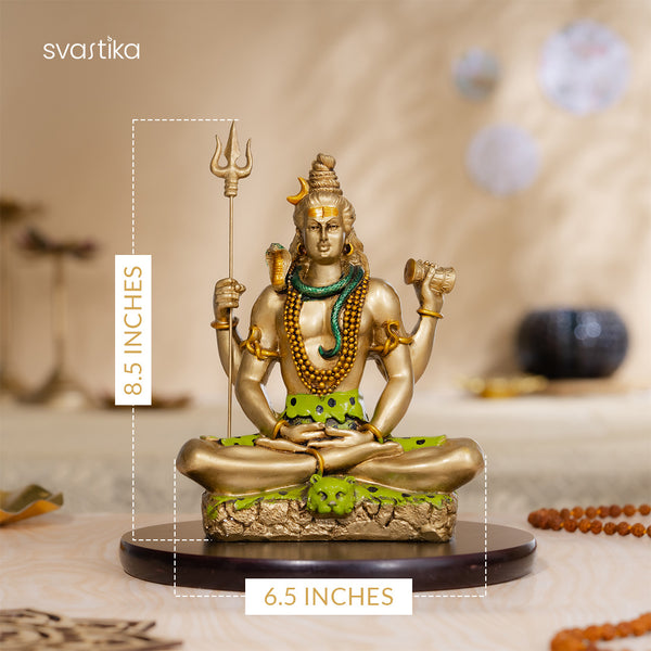 Lord Shiva Dhyana Mudra Antique Murti