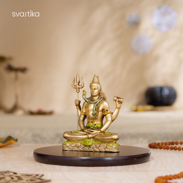 Lord Shiva Dhyana Mudra Antique Murti