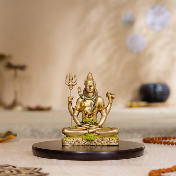 Lord Shiva Dhyana Mudra Antique Murti