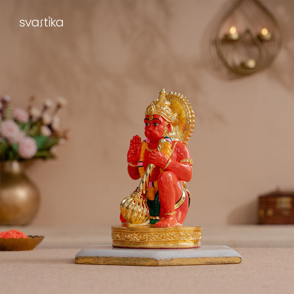 orange Sinduri Hanuman Murti