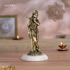 Brass Standing Krishna idol Playing Flute