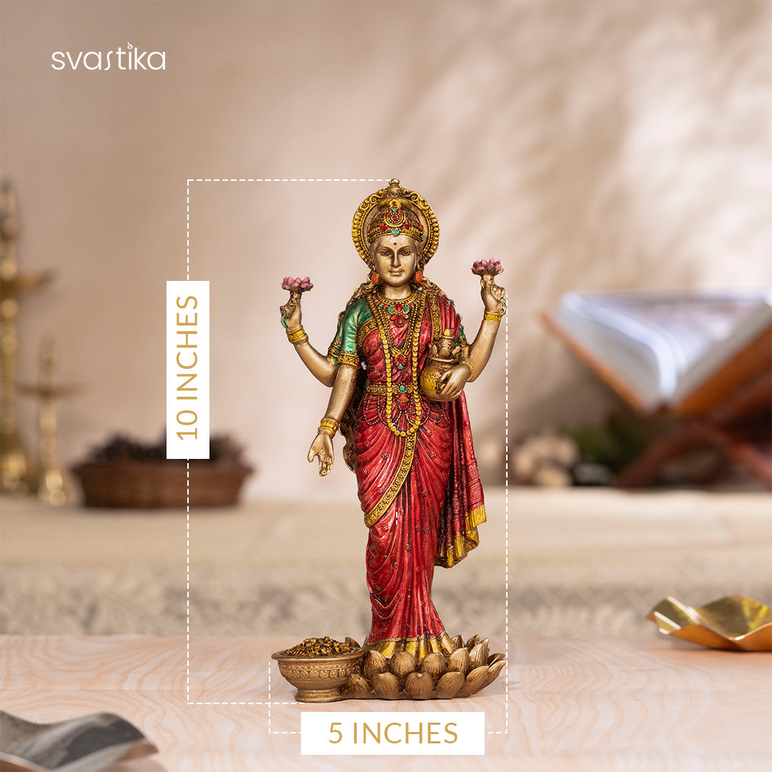 Maa Lakshmi Idol Standing Antique Murti
