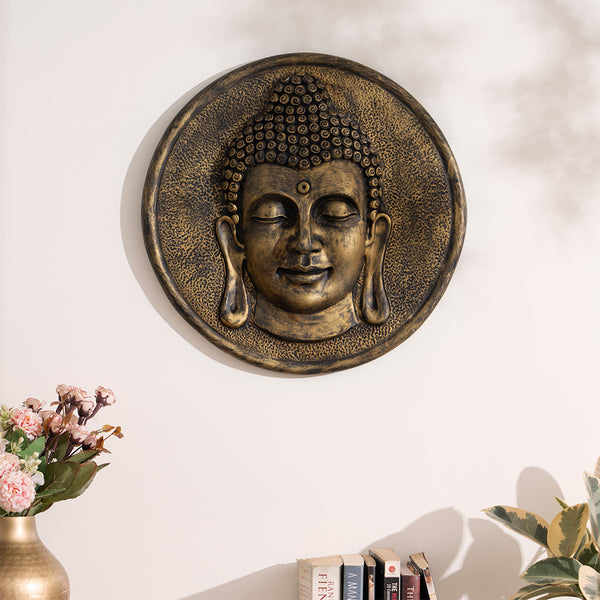 Elegant 3D Buddha Wall Art Decor 14 Inch