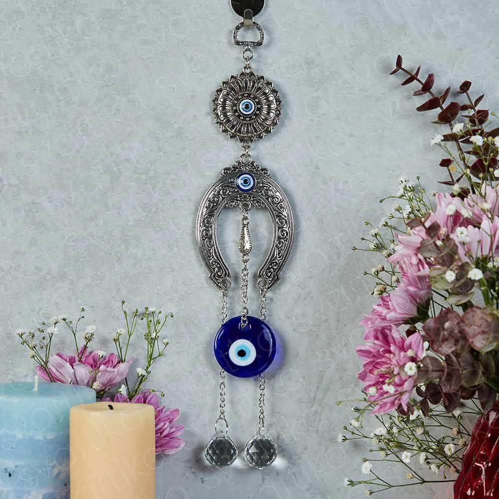 Lucky Horseshoe Eye Hanging for Luck and Harmony