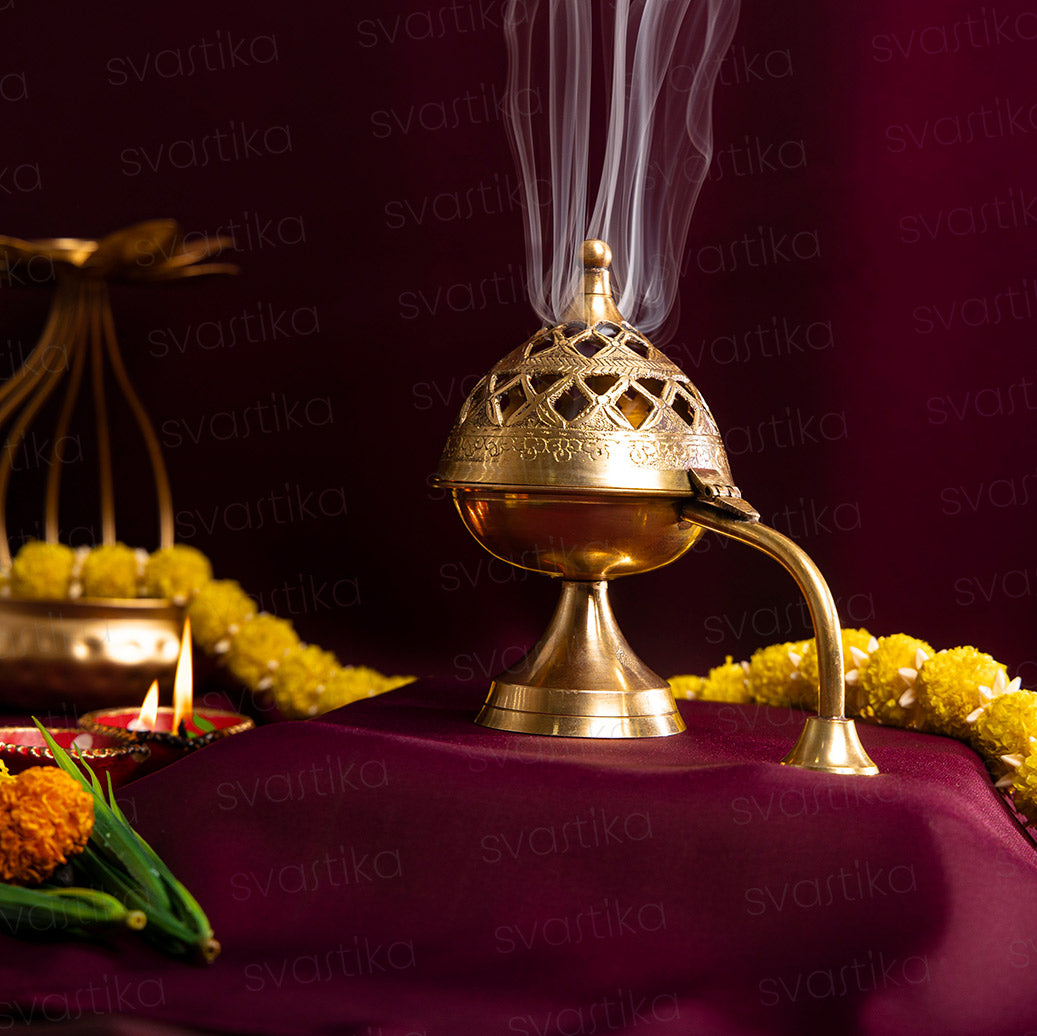 brass loban burner for home