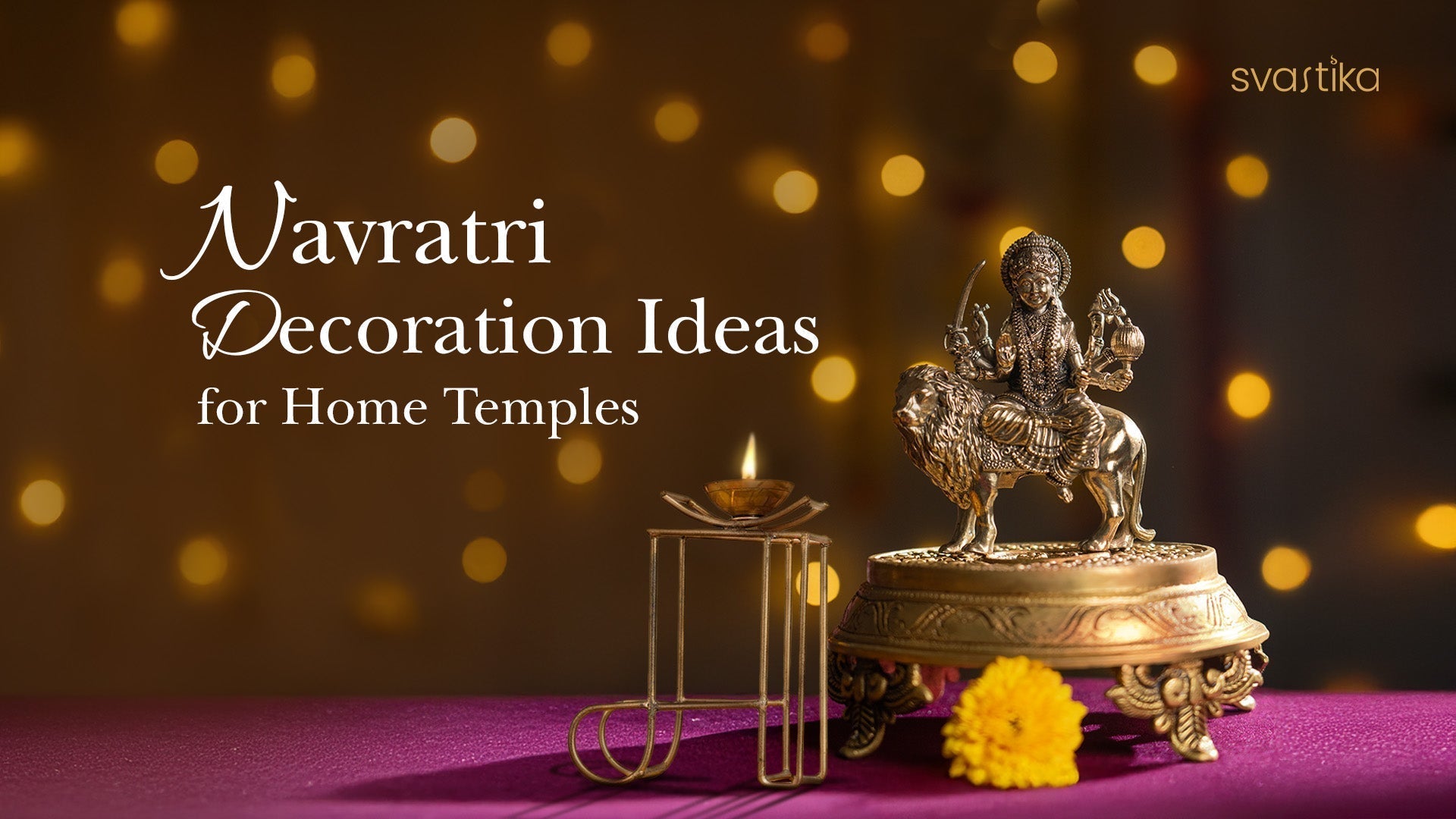 Navratri Decoration Ideas For Home Temples