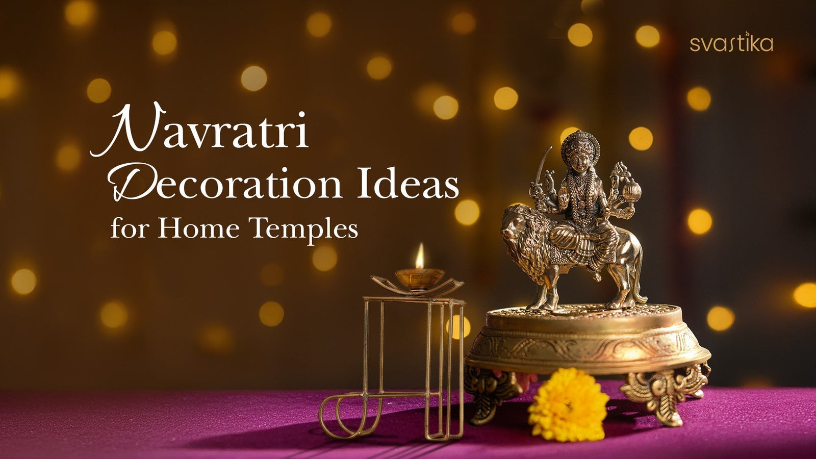 Navratri Decoration Ideas For Home Temples