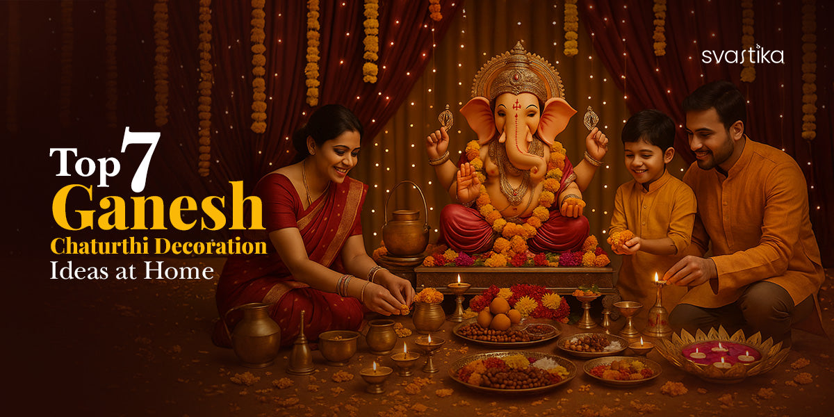 Top 7 Ganesh Chaturthi Decoration Ideas at Home