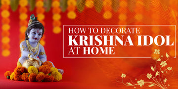 how to decorate krishna idol at home