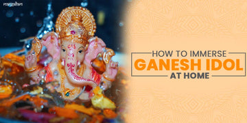 how to do ganesh visarjan at home