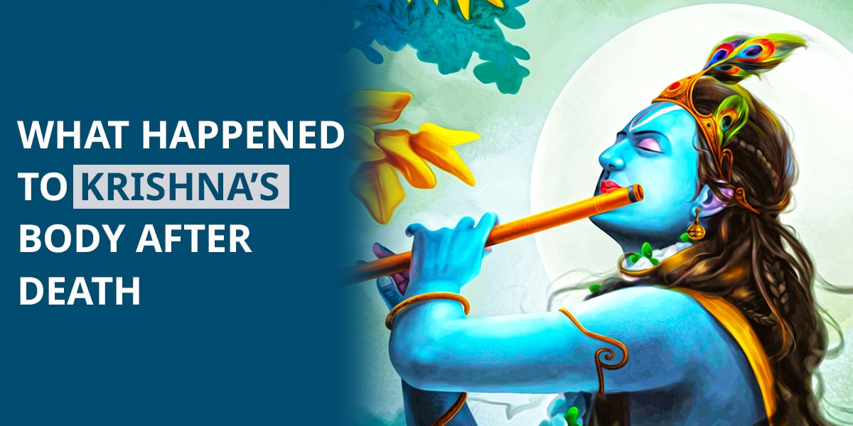 What happened to krishna's body after death