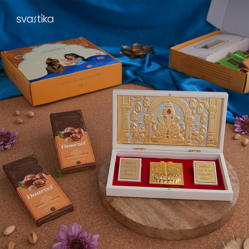 Svastika Ganesh Pocket Temple Gift Hamper