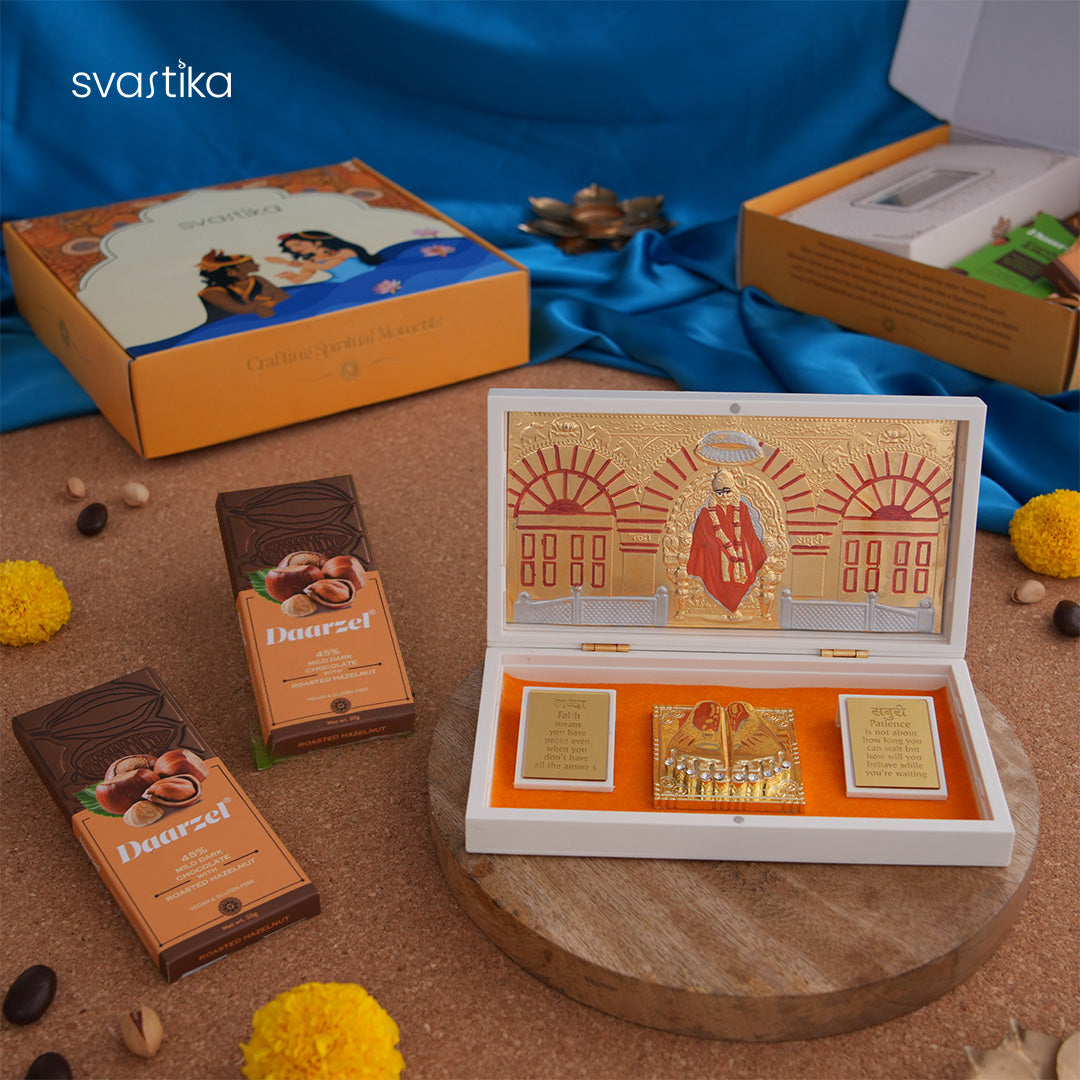 Svastika Sai Baba Pocket Temple Gift Hamper