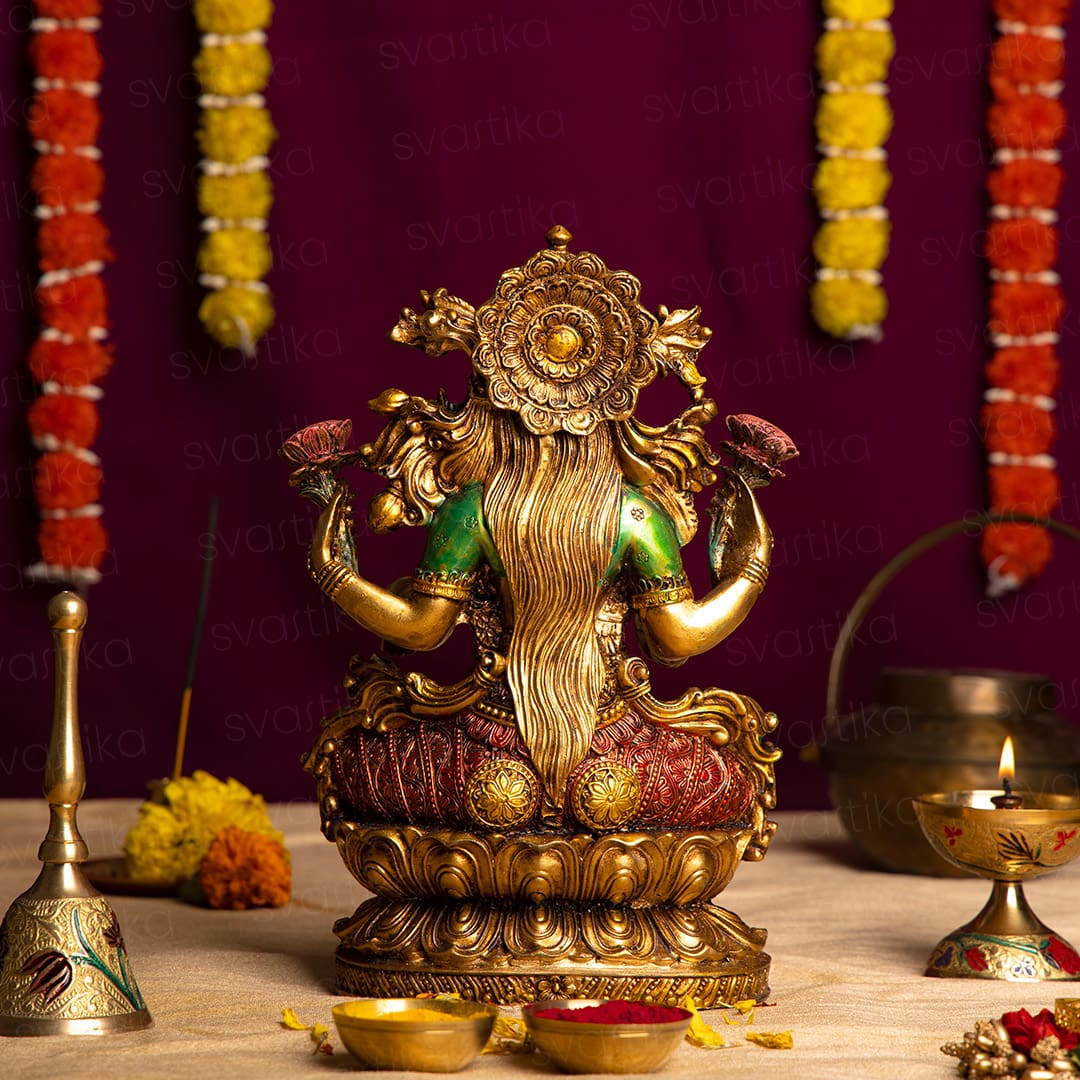 lakshmi idol for pooja