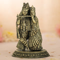 brass radha krishna murti