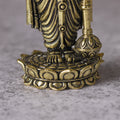 brass standing vishnu murti