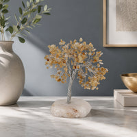 Natural Citrine Crystal Tree - 300 Beads