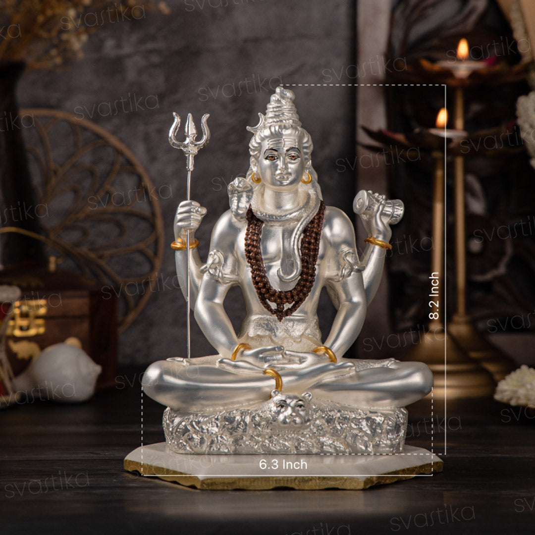 Buy Shiva Lord Statue, Lord Shiva, Mahadev, Decorative Item, Hindu Statue,  Spiritual Statue, Shiva Idol, Meditation Room Decor, Birthday Gift. Online  in India - Etsy