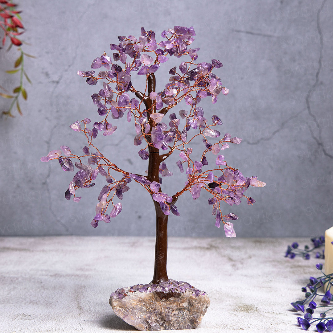 Amethyst Crystal Tree - 300 Beads (12 Inch)