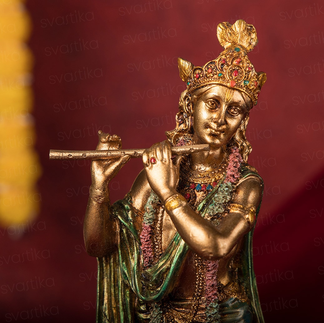 antique krishna statue online