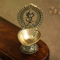 brass lakshmi diya