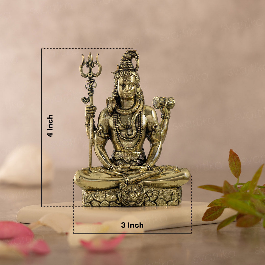 Brass-Lord-Shiva-Meditating-Idol-4-inch