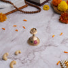 Brass Peacock Meenakari Pooja Thali agarbatti stand