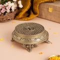 Brass Round Pooja Chowki 