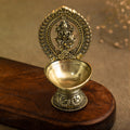 brass ganesh diya 