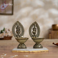 Lakshmi Ganesh Diya Set (4.5 Inch)
