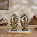 Lakshmi Ganesh Brass Diya Set 