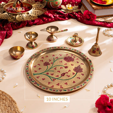 meenakari thali set 