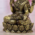 lakshmi brass idol 