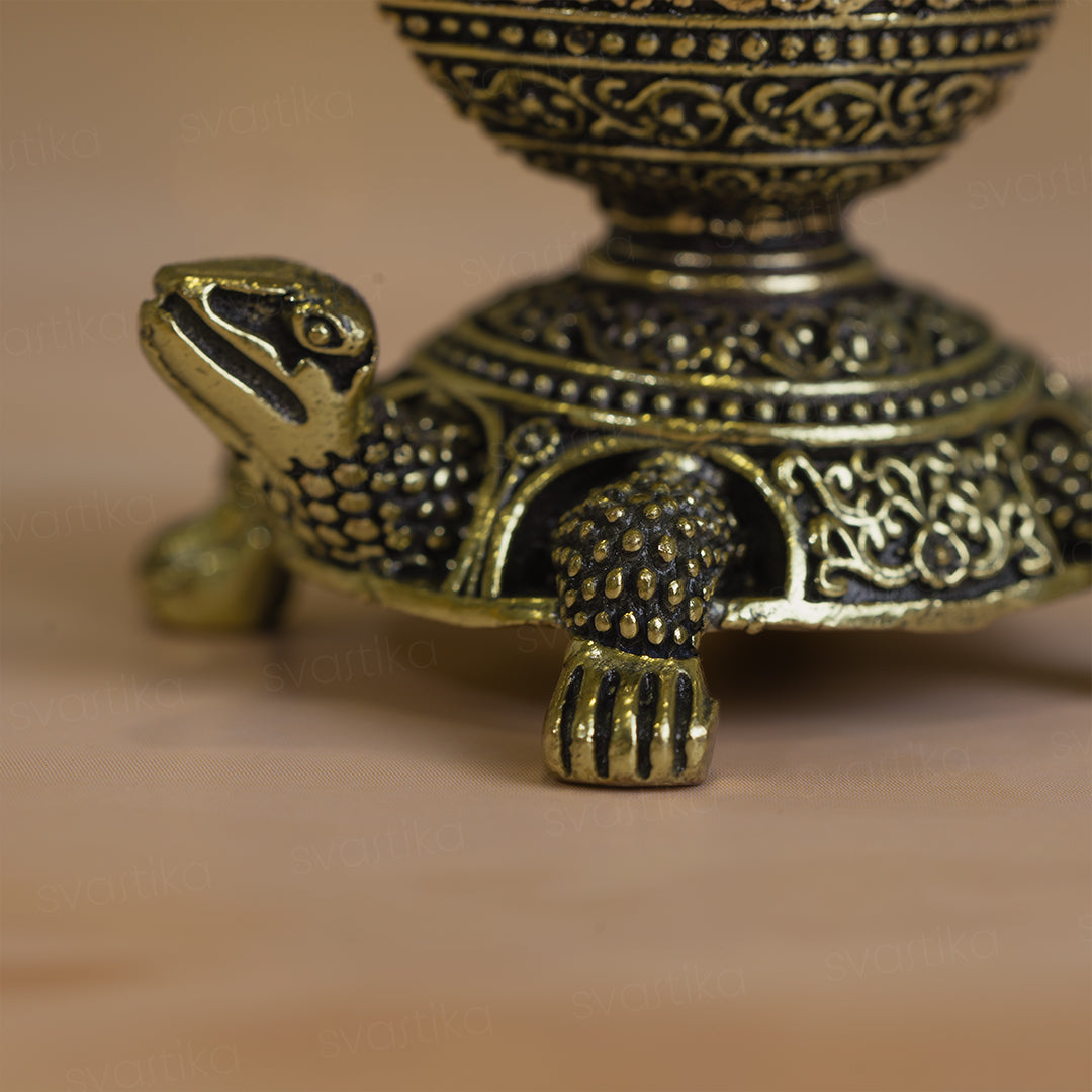 brass diya