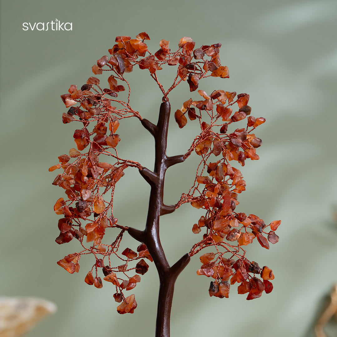 Carnelian Crystal Tree for home