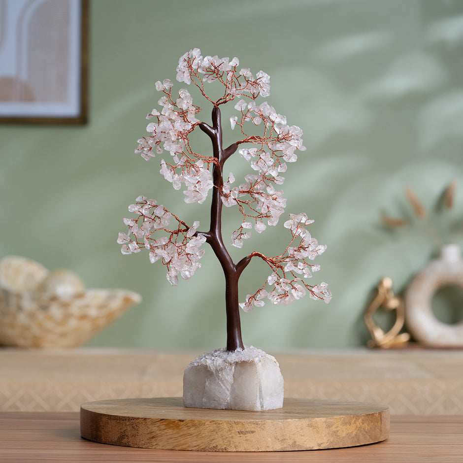 Buy Healing Crystal Tree for Home | Crystal Stone Tree - Svastika