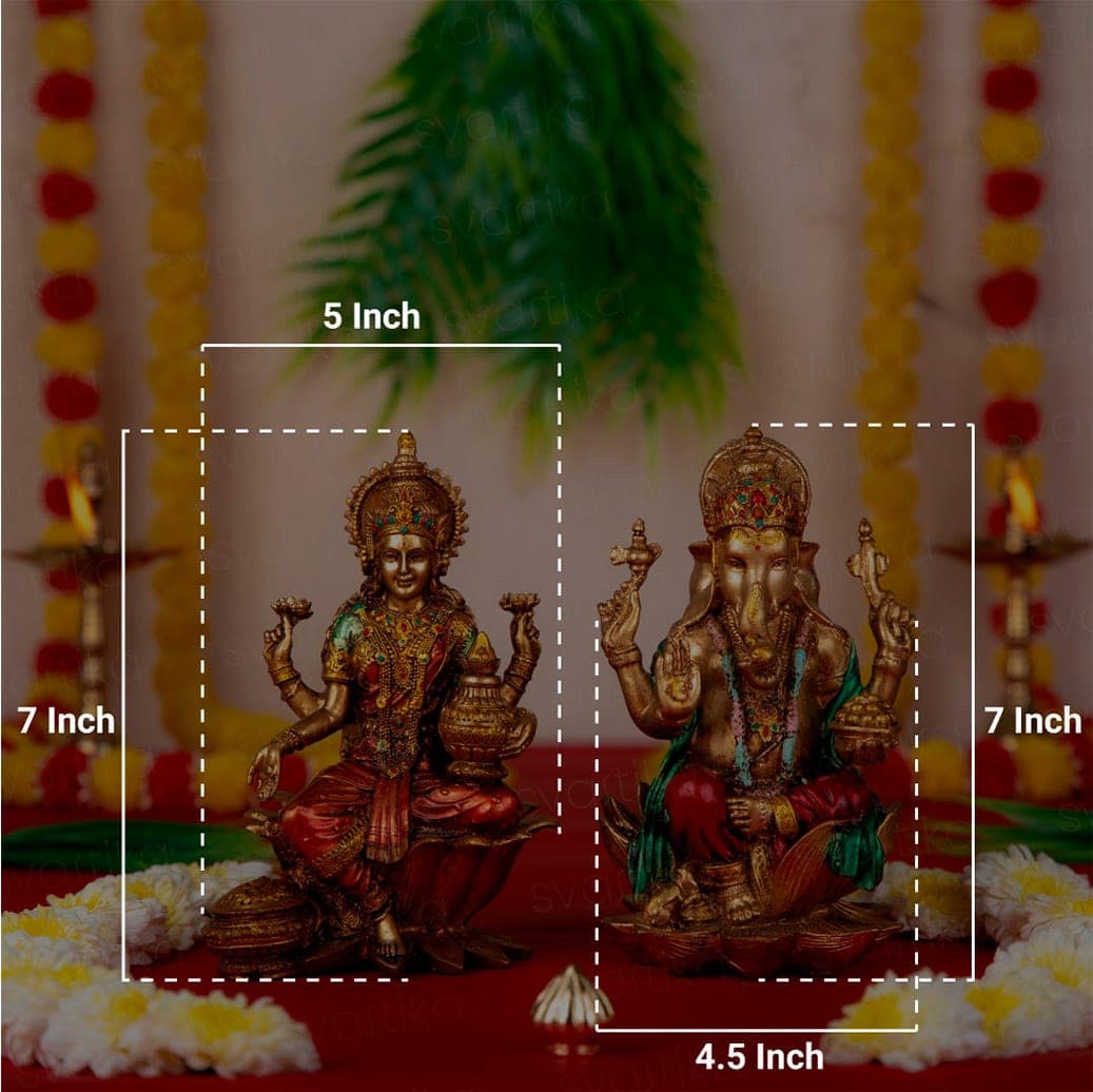 Ganesh lakshmi murti antique