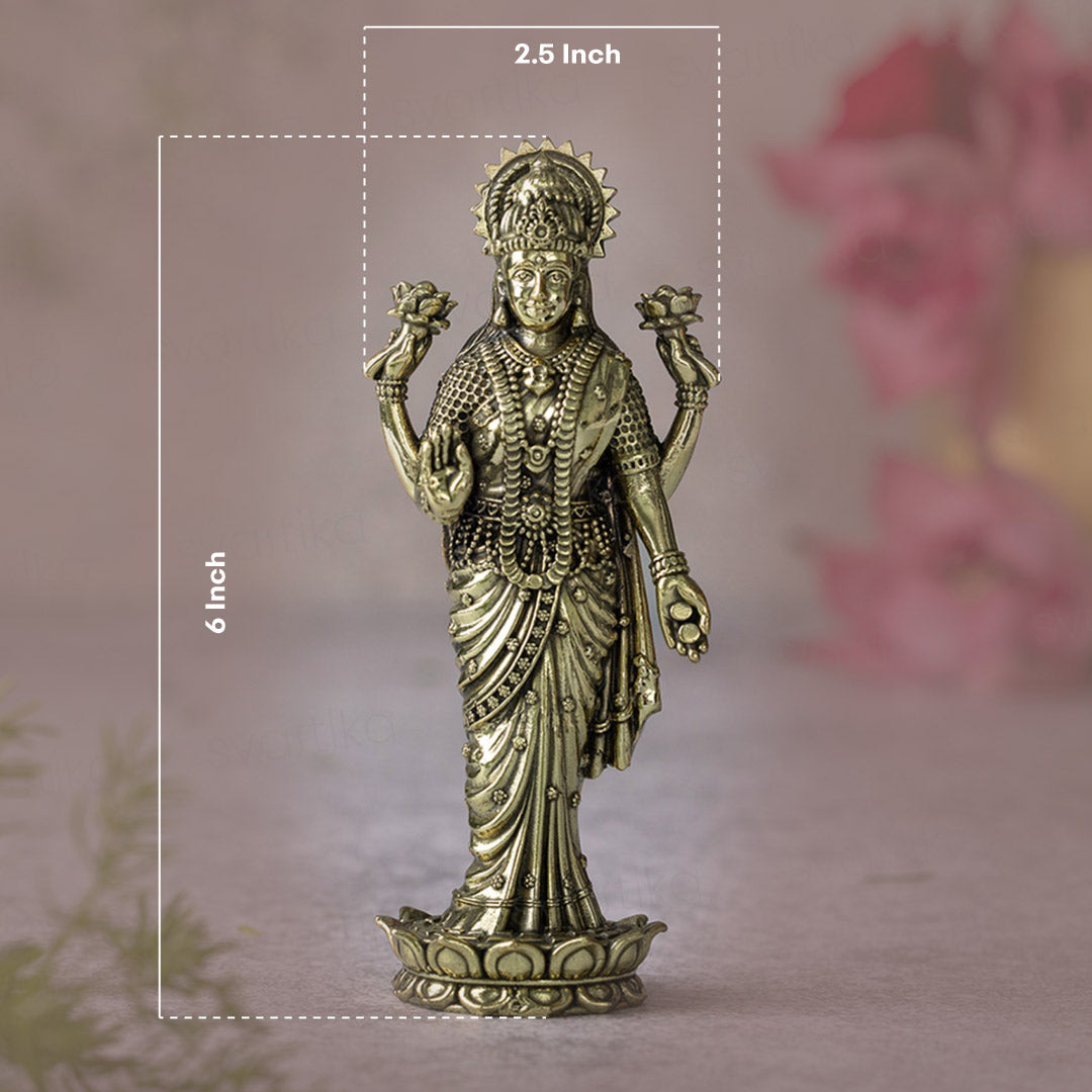 brass lakshmi